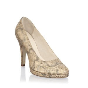 Layla Nude Python Pump