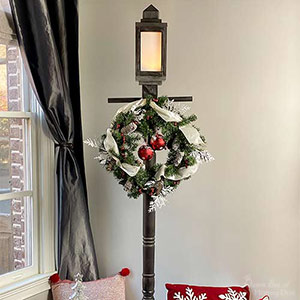 DIY Lamppost with lantern