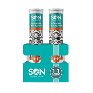 Science Of Nature Vitamin C 1000mg Vivid 2×20 αναβράζοντα δισκία 1+1 ΔΩΡΟ