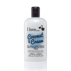 I Love Coconut & Cream Bath & Shower Cream 500ml