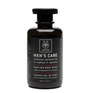 Apivita Men's Care Σαμπουάν-Αφρόλουτρο κάρδαμο & πρόπολη 250 ml