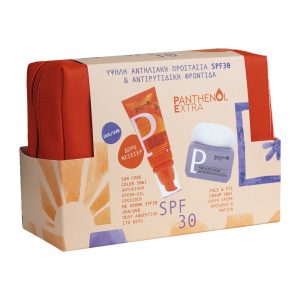 Panthenol Extra SunScreen Diaphanous Gel Colour SPF30 50 ml + Face & Eye Cream 50 ml