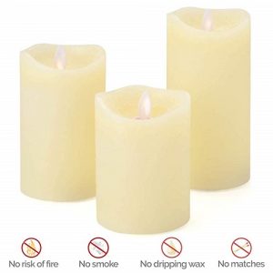 flameless LED candle for mindfulness