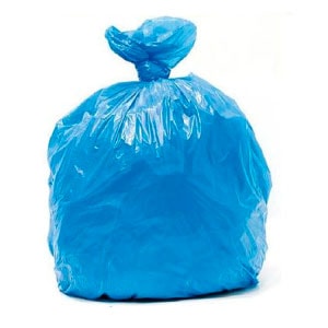Bolsas para basura azul