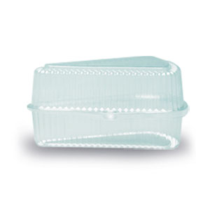 Envase plástico triangular alto