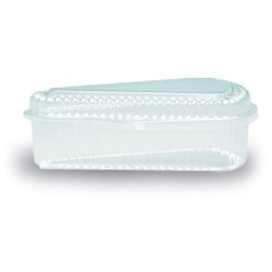 Envase plastico triangular bajo