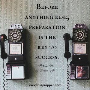Before anything else, preparation is the key to success.