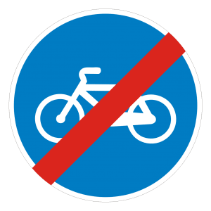 Fin de Vía Reservada para Ciclos  R-505