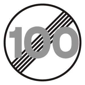 Fin de la Limitación de Velocidad  R-501  V100