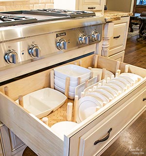 dish drawer organizer