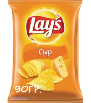 ЧИПСЫ LAY`S СЫР 90Г