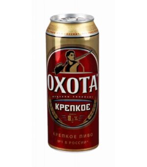 ПИВО ОХОТА КРЕПКОЕ 8.1 % 0,5L
