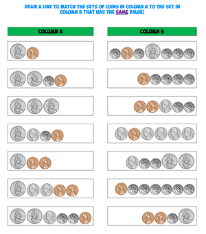 Math worksheets money 3rd grade