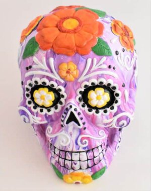 sugar skull art 