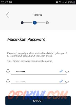 buat password BRImo
