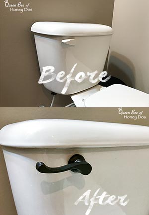 How to Upgrade Toilet Flush Levers - DIY - Bathrooms - Home Decor