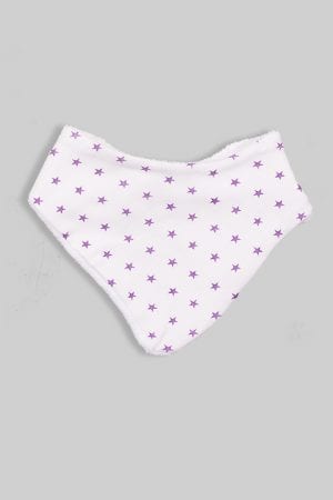 סינר בנדנה סגול כוכבים קטנים