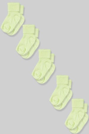 חמישיית גרביים לתינוקות  - ירוק