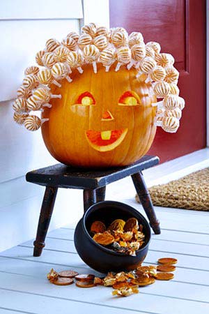 lollypop pumpkin carving ideas