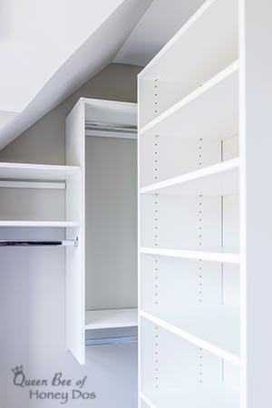 sloped ceiling closet