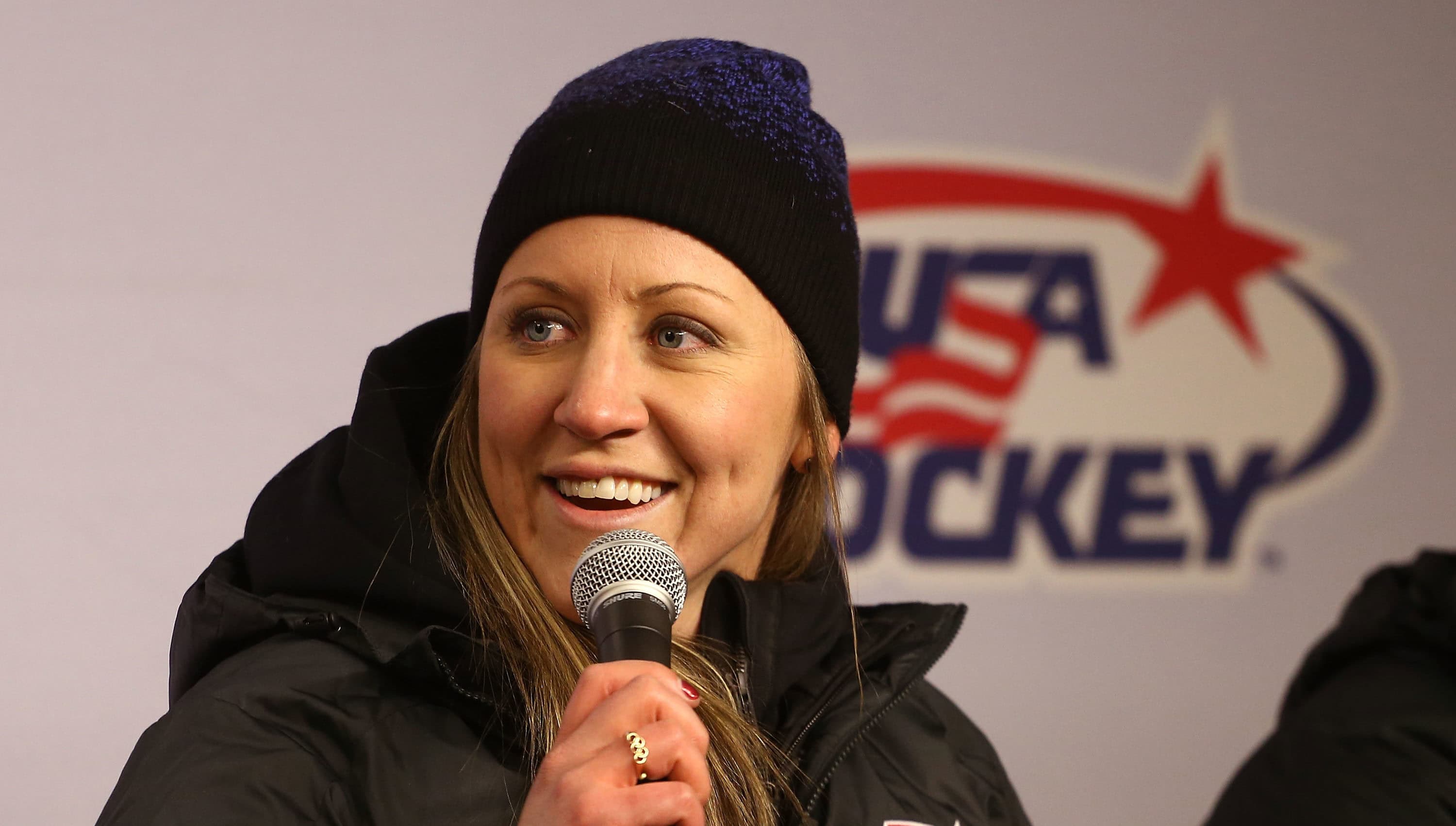 Meghan Duggan, new player development manager of the New Jersey Devils