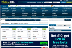 WilliamHill Bookmaker home