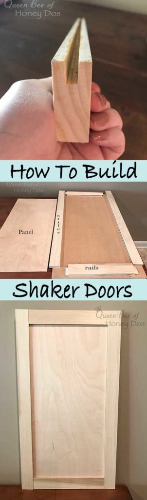 How to Build Shaker Doors - pin