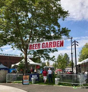 Image of one of three beer gardens