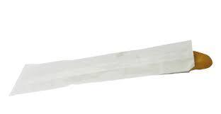 Strung White Sulphite Bags 4" x 6" x 24" 100% recycled (x1000)