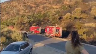 AYDIN'IN SÖKE İLÇESİNDE ORMANLIK ALANDA ÇIKAN YANGIN EKİPLERİN YOĞUN UĞRAŞLARI SONUCU KONTROL ALTINA ALINDI.