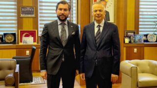 DENİZLİ İHRACATÇILAR BİRLİĞİ (DENİB) BAŞKANI OSMAN UĞURLU, TİCARET BAKAN YARDIMCISI Ö. VOLKAN AĞAR’I MAKAMINDA ZİYARET ETTİ.