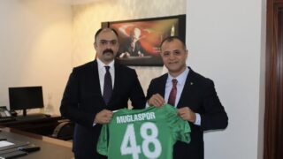 MUĞLASPOR YÖNETİMİNDEN BAŞSAVCI NECATİ KAYAKÖZÜ’NE ZİYARET