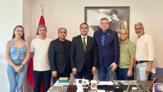 MENTEŞE KAYMAKAMI ALİ EDİP BUDAN, MUĞLA BÜYÜKŞEHİR GAZETECİLER CEMİYETİ’NE İADE-İ ZİYARETTE BULUNDU.