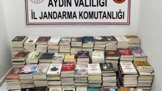 GÜZELÇAMLI’DA 658 ADET BANDROLSÜZ KİTAP ELE GEÇİRİLDİ