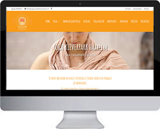 Website Yogastudio Kleverpark Haarlem