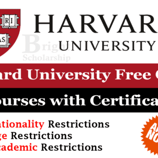 Harvard University Free Online Courses 2024-25 with Certificates