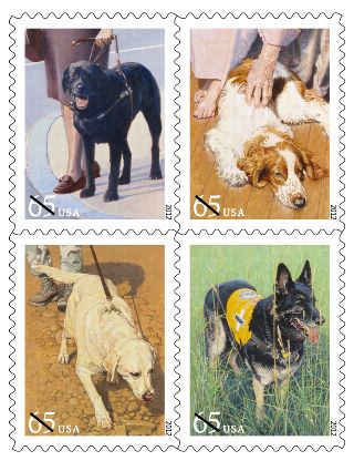 Working Dog Postage Stamps Now Available!