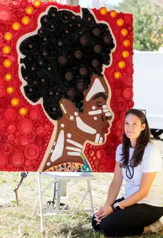 Photo: ©Ben Rose - Heather Elson with Afro-Chique.