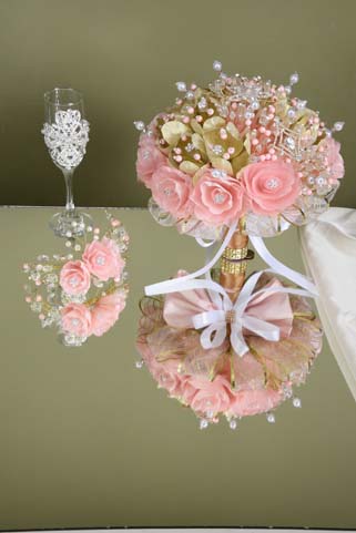 1546 Bouquet Pink Gold