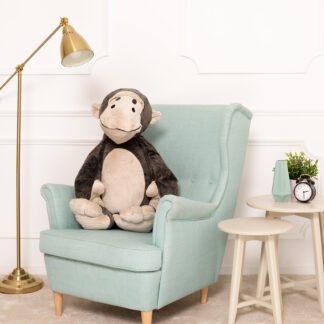 Monkey Rafa - grey, 90 cm