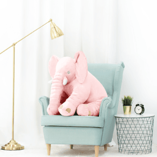 Elephant - pink, 85 cm