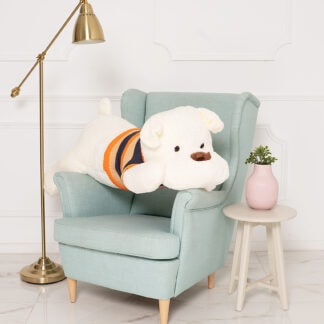 Dog Dexter - white, 100 cm