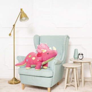 Dinosaur Alex - pink, 100 cm