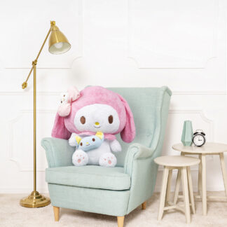 Hello Kitty - rosa vit, 80 cm