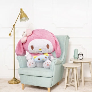 Hello Kitty - rosa vit, 100 cm