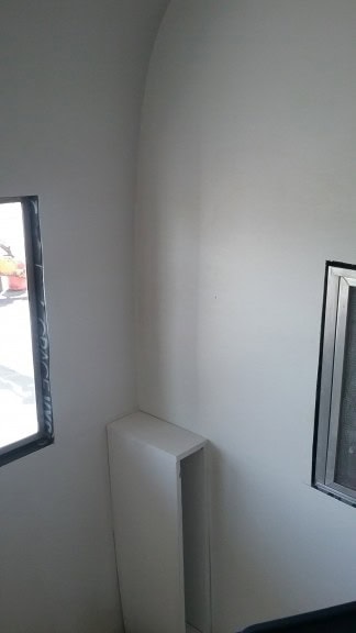 This is the windows from the inside, I think it will be pretty simple to trim out.