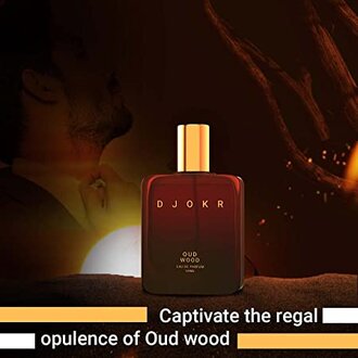 DJOKR Oud Wood Perfume For Men 50 ml | Eau De Parfum | Premium Luxury Long Lasting Fragrance Spray - Image 3