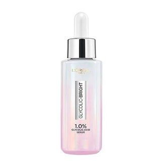 L'Oreal Paris Instant Glowing Serum, 1% Glycolic Acid, 2% Niacinamide Serum, Visibly Minimizes Spots, Reveals Even Skin Tone, Glycolic Bright Skin, 30ml