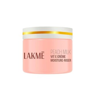LAKMÉ Peach Milk Soft Crème Light Moisturizer Cream For Face 300 G, Daily Lightweight Face Lotion With Vitamin E For Soft Skin- Non Sticky 24H Moisture