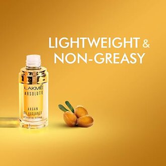 LAKMÉ Absolute Argan Oil Radiance Overnight Oil-in-Face Serum With Moroccan Argan Oil, Nourishes And Brightens Skin, Lightweight, Non Greasy, 15 ml, (24004) - Image 2
